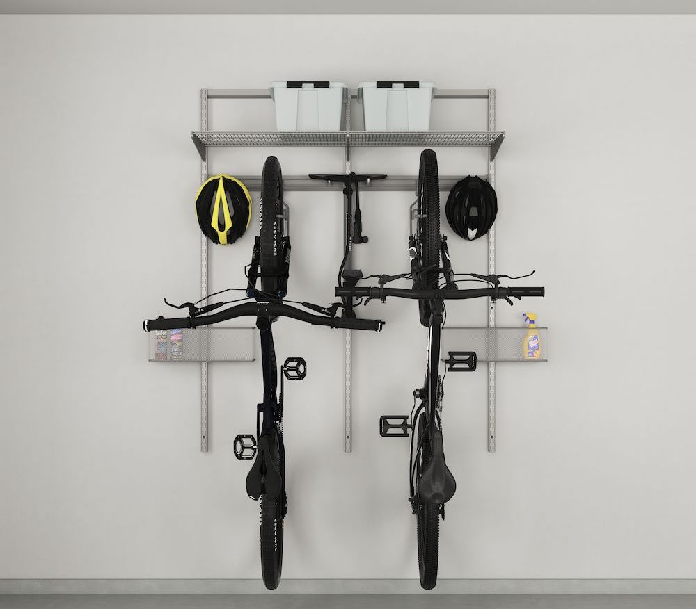 Panipaik jalgrataste hoiustamiseks seinal