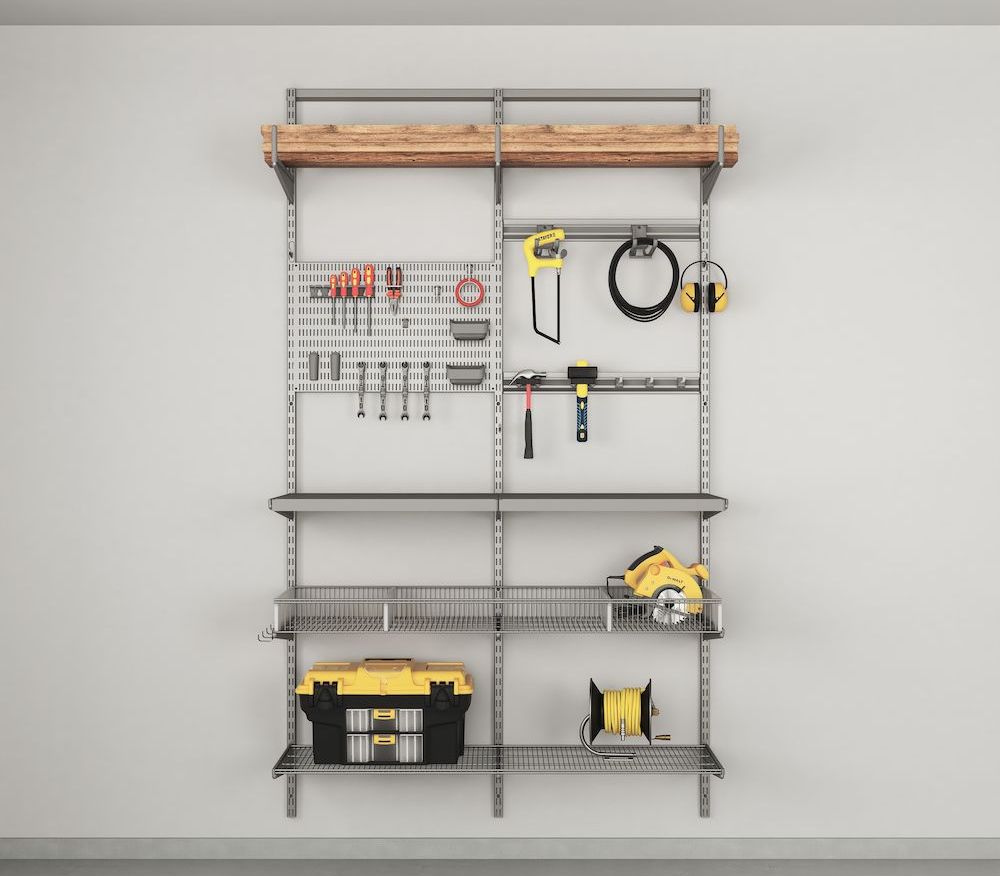 Panipaik tööriistade ja töökoja organiseerimiseks Elfa süsteemiga